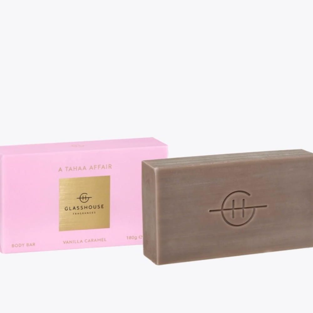 A Tahaa Affair Vanilla Caramel Body Bar Soap 6.3 oz. New